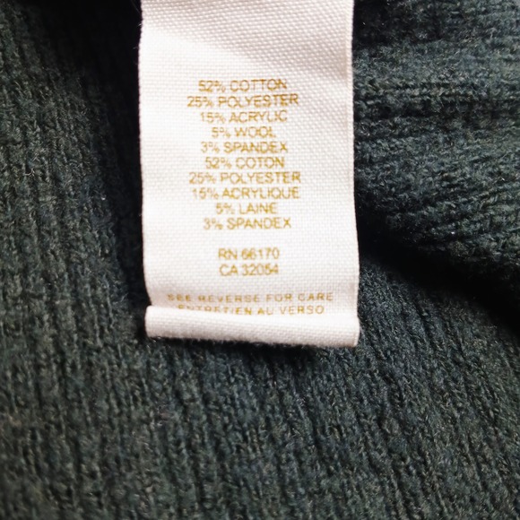 Free People Emerald Green Asymmetrical Zip Lace Panel Hooded Cardigan Sweater M - Picture 6 of 7